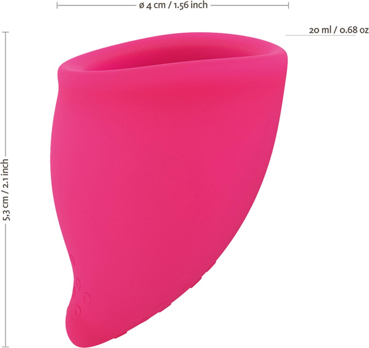 Fun Factory Fun Cup Explore Kit Menstruatiecup - 2 stuks - Roze & Blauw
