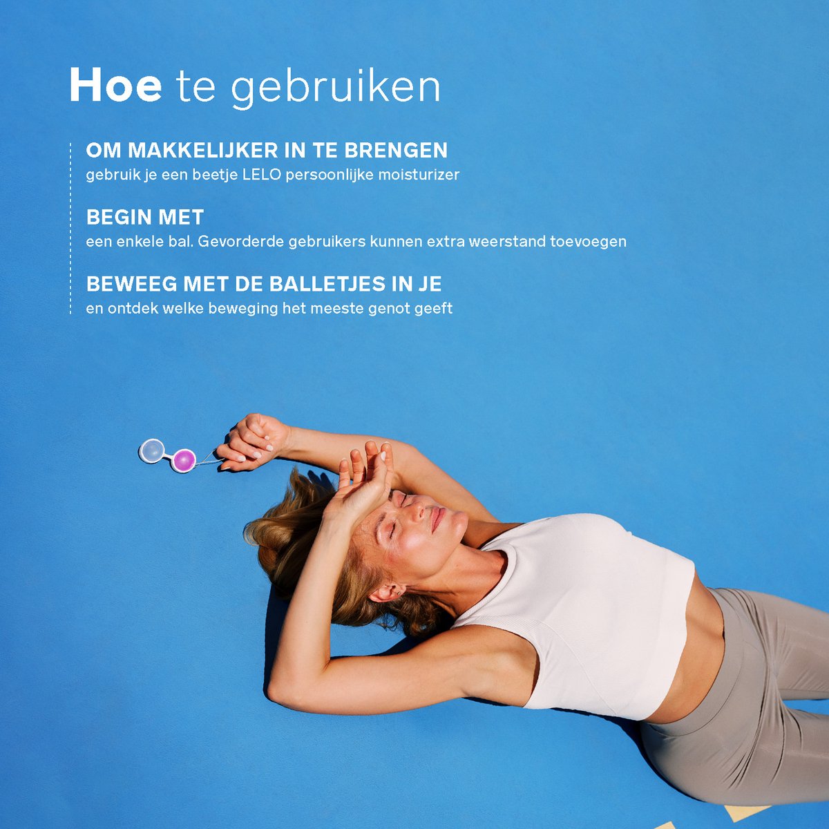 LELO Beads Mini Kleine Oefenkegels voor Beginners - Versterk je Bekkenbodem met Verzwaarde Ballen