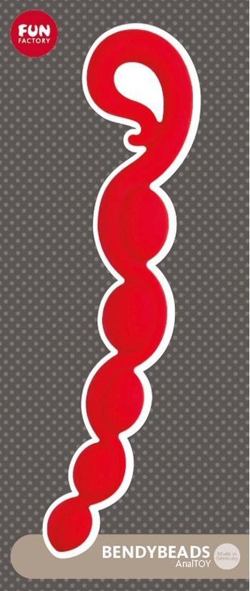 Fun Factory Bendybeads - Anaal Ketting - Rood