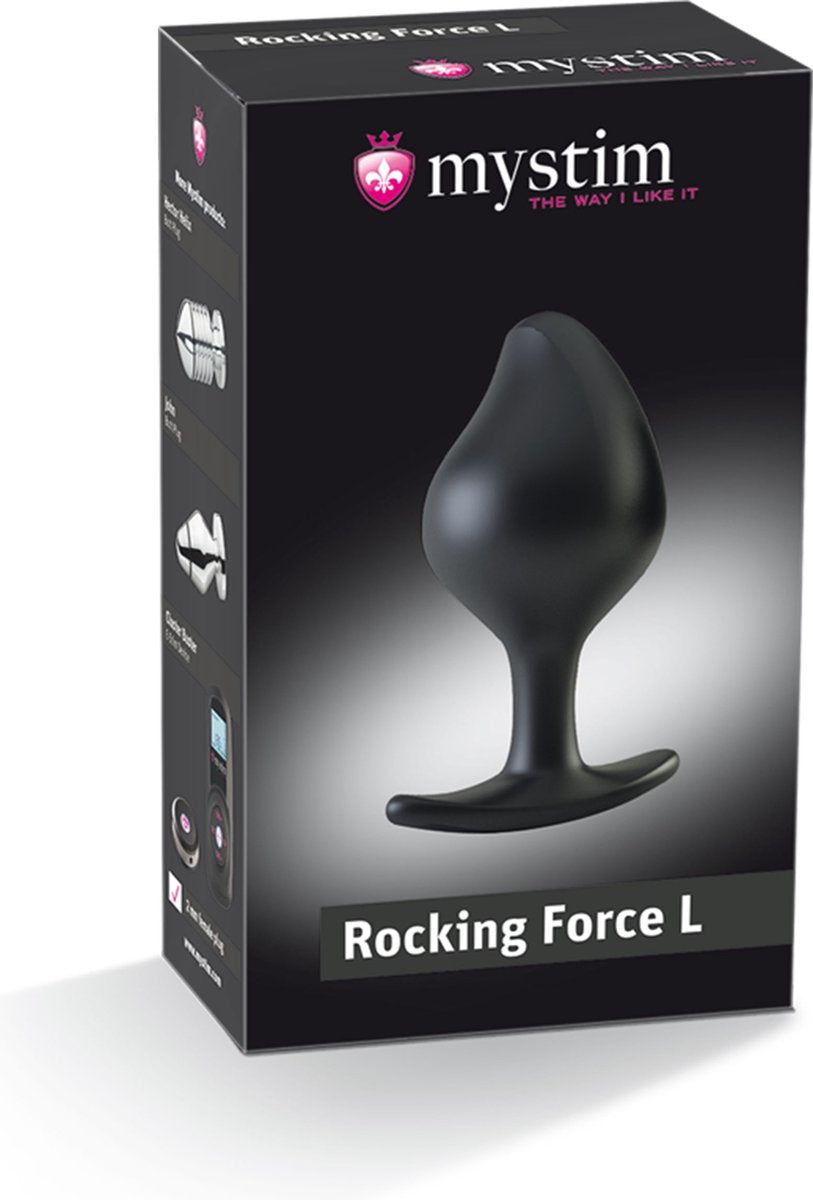 Mystim - Rocking Force Butt Plug (Maat S of L)