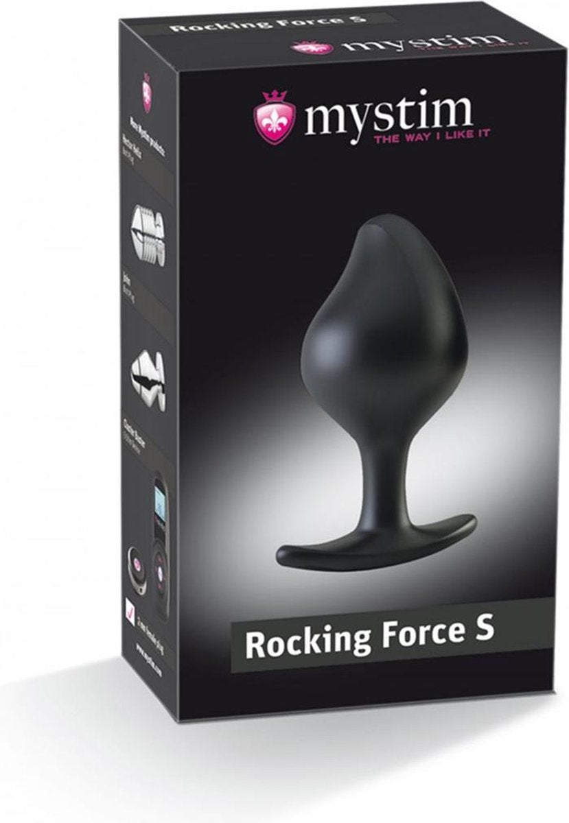 Mystim - Rocking Force Butt Plug (Maat S of L)